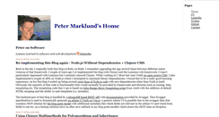 Desktop Screenshot of marklunds.com